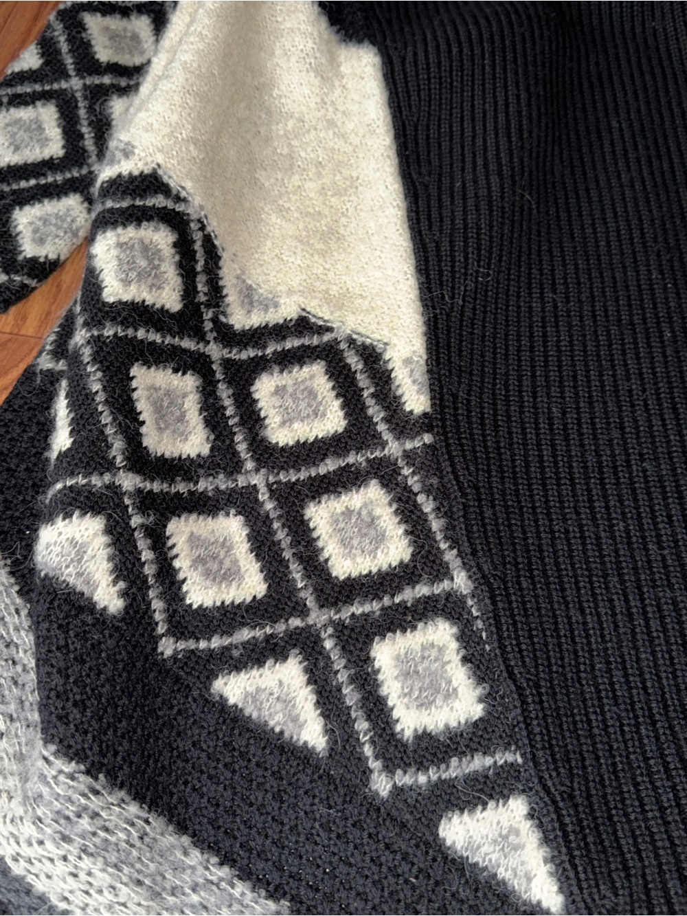 Vince Wool Alpaca Open Front Drape Cardigan Sweater - Style V286876147 - Picture 6 of 6